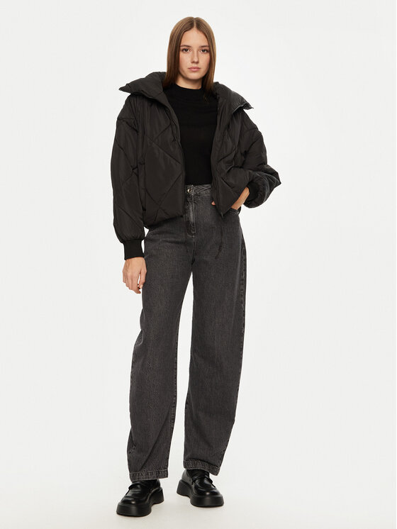Brave Soul Brave Soul Pehelykabát LJK-ELDAN Fekete Regular Fit