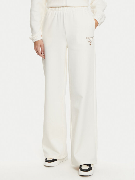 Guess Guess Pantaloni trening V5RB12 KC3D2 Écru Regular Fit