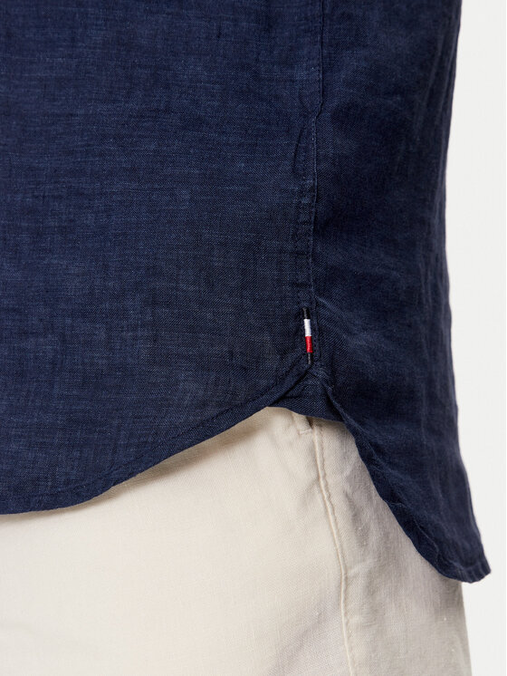 Tommy Hilfiger Tommy Hilfiger Koszula MW0MW35207 Granatowy Regular Fit