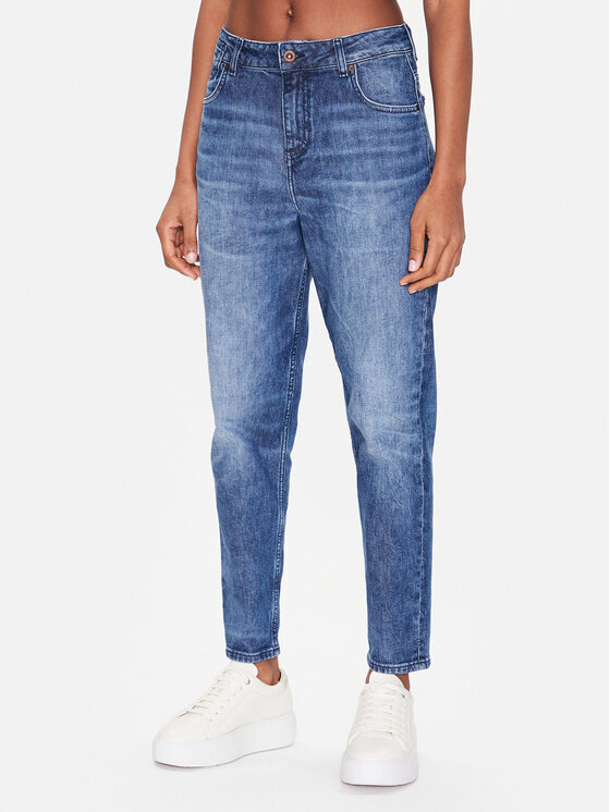 Mustang Mustang Jeansy Charlotte 1013597 Tmavomodrá Mom Fit
