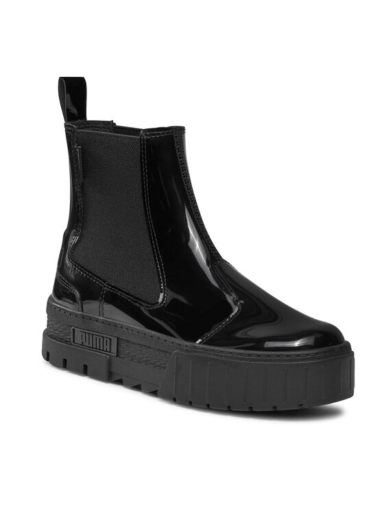 Puma Puma Jātnieku stila puszābaki Mayze Chelsea Jelly Wns 393626 02 Melns