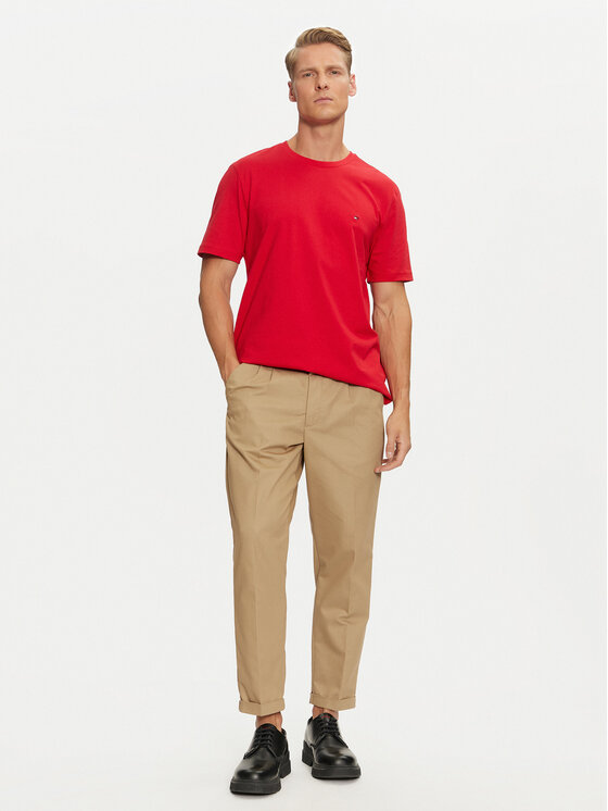 Tommy Hilfiger Tommy Hilfiger Póló Essential MW0MW37267 Piros Regular Fit