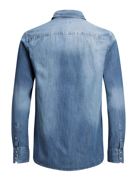 Jack & Jones Jack & Jones Košile Sheridan 12138115 Modrá Slim Fit