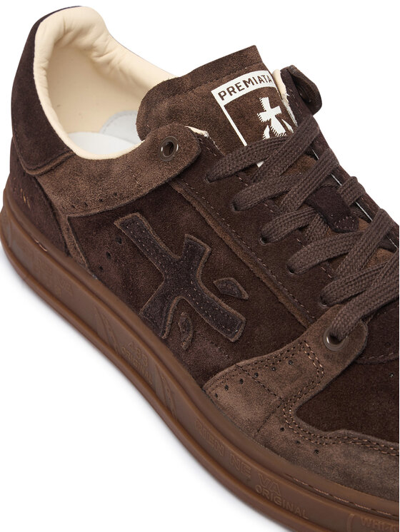 Premiata Premiata Sneakersy Quinn Var 8648 Brązowy ciemny
