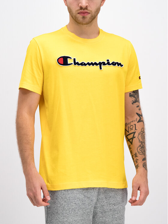 Champion Champion T-shirt 212946 Giallo Regular Fit
