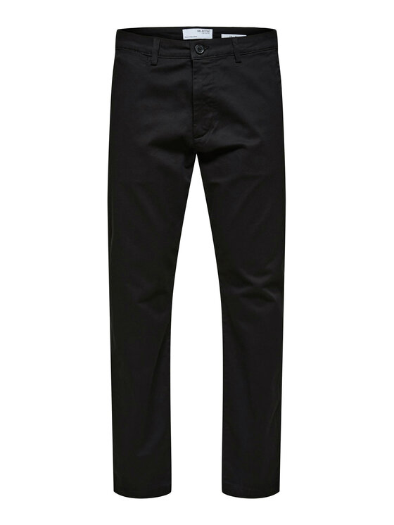 Selected Homme Selected Homme Chino kalhoty New 16087663 Černá Slim Fit