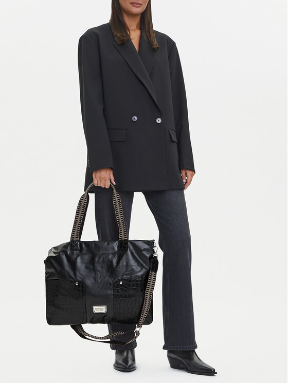 Monnari Monnari Handtasche BAGIMP0-24Z-BAG6210-KM20D000-R00 Schwarz