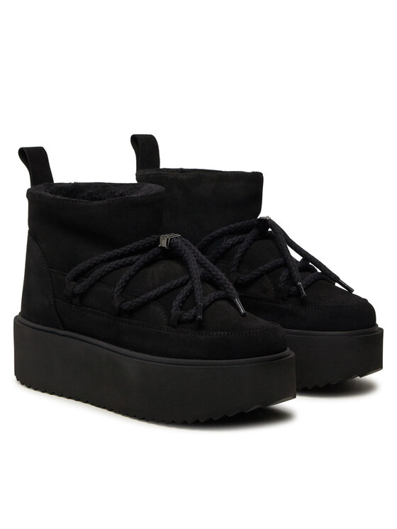 Inuikii Inuikii Hótaposó Classic Low Platform 75204-004 Fekete