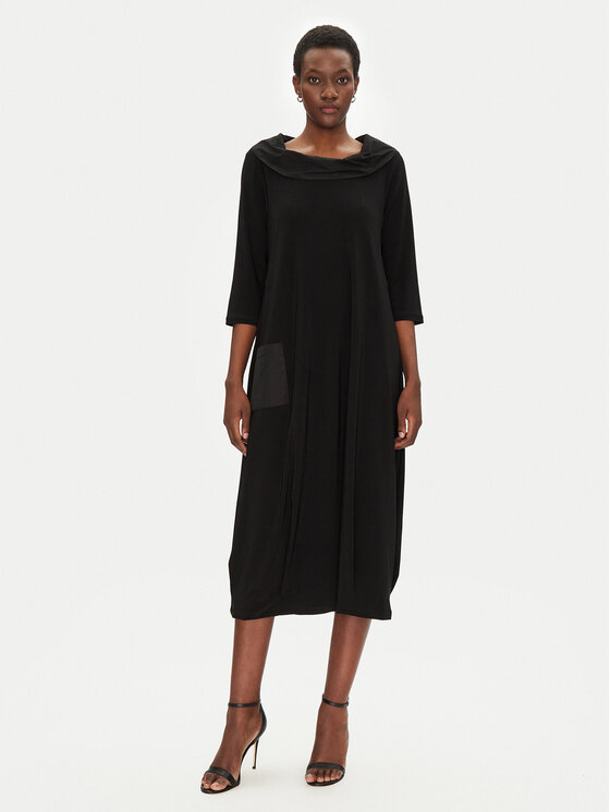 Joseph Ribkoff Joseph Ribkoff Kötött ruha 251198 Fekete Regular Fit