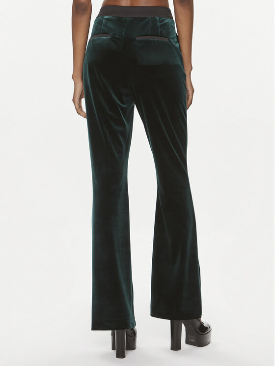 KARL LAGERFELD KARL LAGERFELD Hlače 240W1004 Zelena Regular Fit