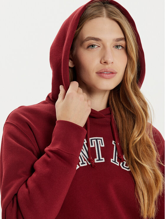 Gant Gant Džemperis 1949 Arch Graphic 4201262 Raudona Loose Fit