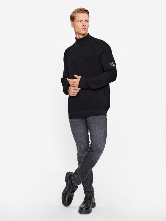 Calvin Klein Jeans Calvin Klein Jeans Golf J30J325093 Czarny Regular Fit