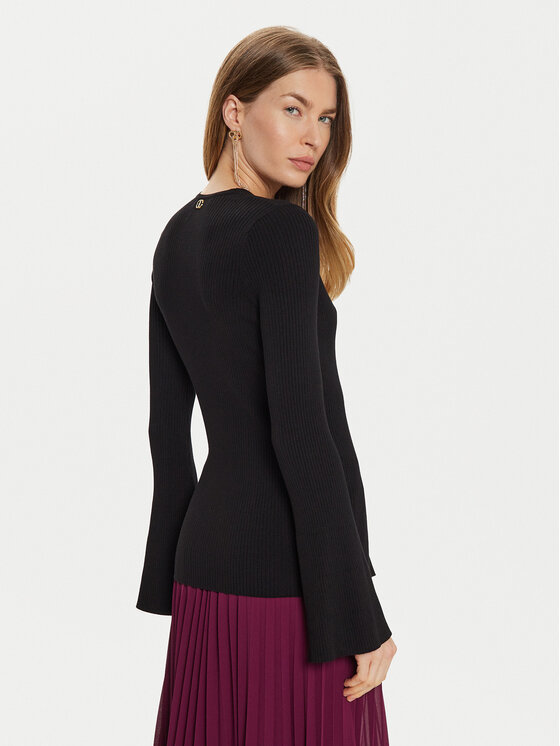 TWINSET TWINSET Светр 242TT3023 Чорний Slim Fit
