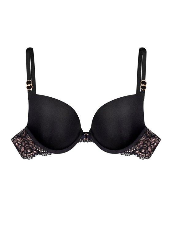 Esotiq Esotiq Biustonosz push-up 39974 Czarny