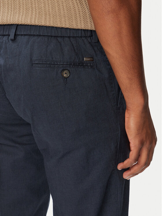 Bugatti Bugatti Pantaloni chino 1950-16210E Blu scuro Slim Fit