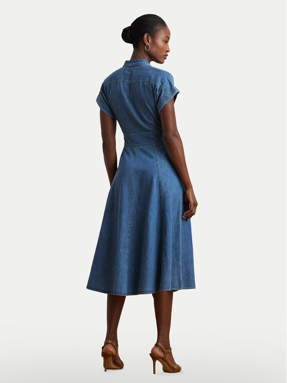LAUREN RALPH LAUREN LAUREN RALPH LAUREN Rochie de blugi 250963908001 Albastru Regular Fit