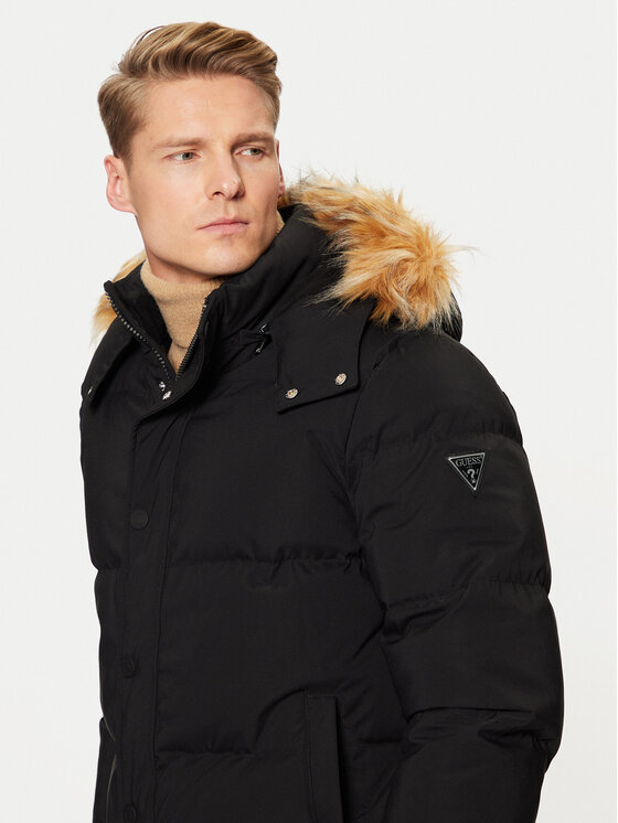 Guess Guess Daunenjacke M4BL53 WG7X2 Schwarz Regular Fit