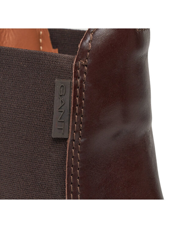 Gant Gant Kotníková obuv s elastickým prvkem Prepnovo Chelsea Boot 27551396 Hnědá