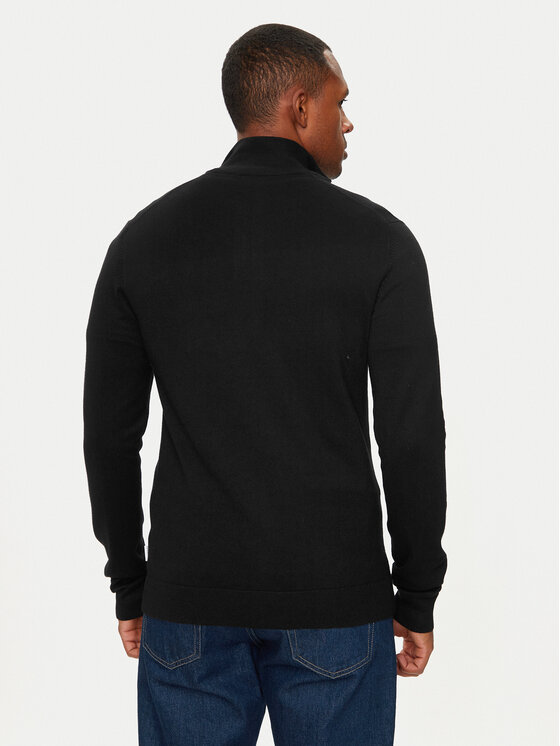 Lindbergh Lindbergh Sweater 30-800173 Fekete Slim Fit