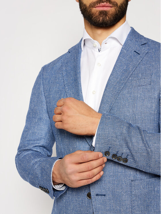 JOOP! JOOP! Suknjič 17 JB-47Hoverest 30026612 Modra Slim Fit