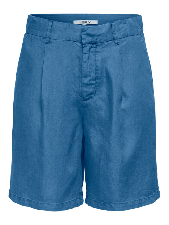 ONLY ONLY Medžiaginiai šortai Charis 15337935 Mėlyna Loose Fit
