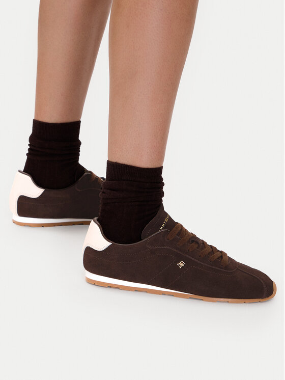 Tommy Hilfiger Tommy Hilfiger Sneakersy Bella Low Runner FW0FW09189 Brązowy