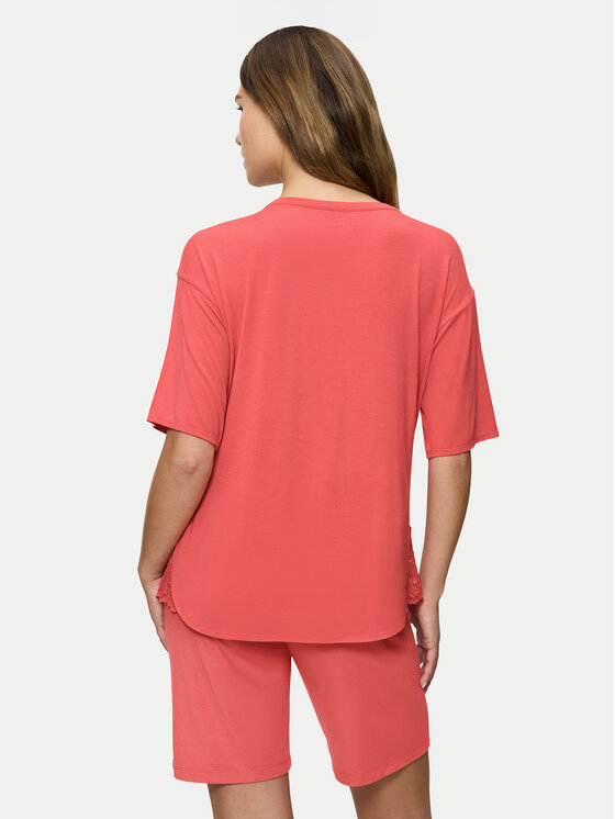 Triumph Triumph Πιτζάμα Timeless Sensuality 10222627 Κοραλλί Relaxed Fit