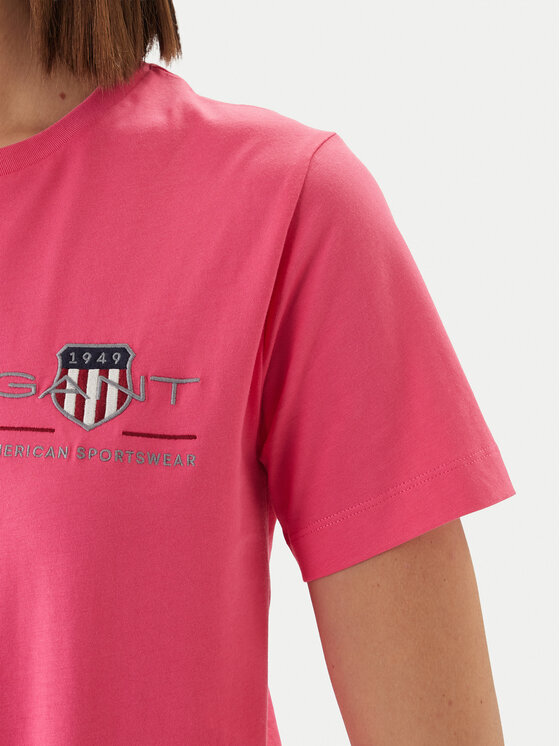Gant Gant T-shirt 4200277 Ružičasta