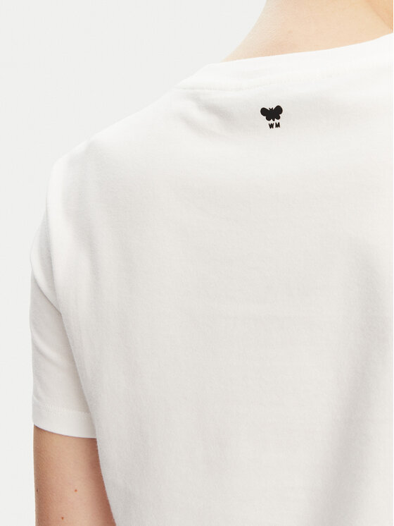 Weekend Max Mara Weekend Max Mara Marškinėliai Ara 2525976041 Balta Regular Fit