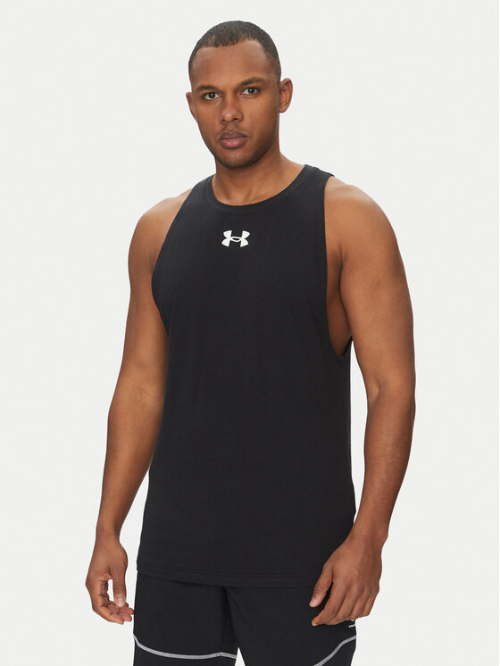 Under Armour Under Armour Tank top marškinėliai Zone 1361901 Juoda Loose Fit