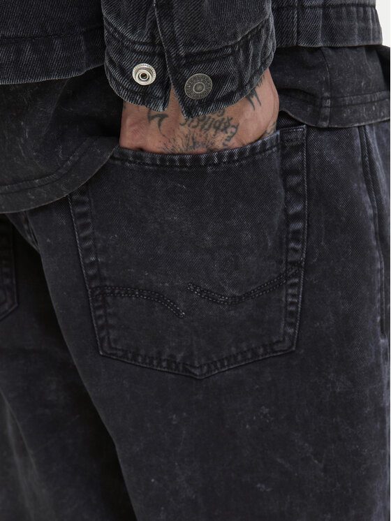 Jack&Jones Jack&Jones Jeans hlače Alex Smith 12282731 Črna Wide Leg