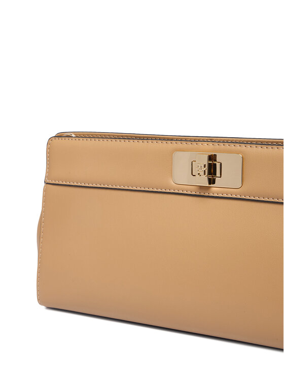 Tommy Hilfiger Tommy Hilfiger Soma Th Modern Clutch AW0AW18727 Gaiši brūna