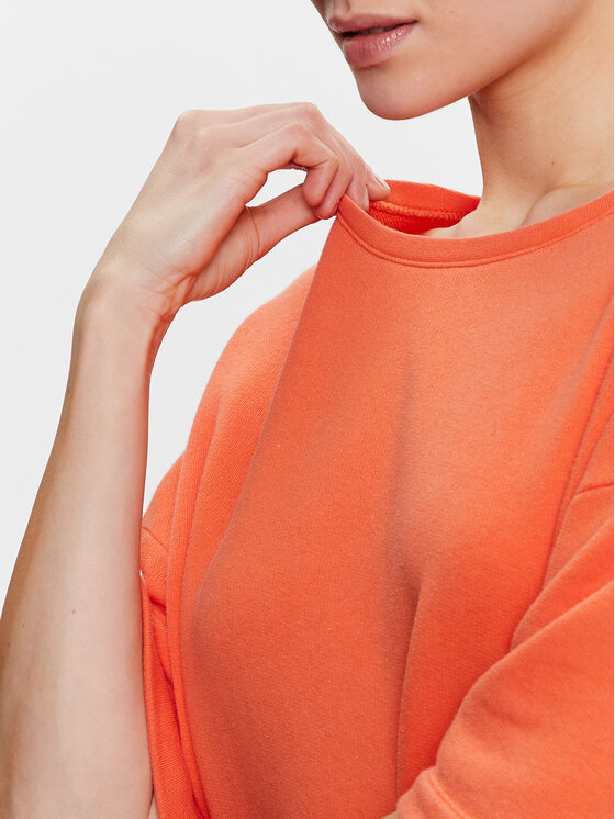 Blusa Hapylife HAPY02AE23 Arancione Relaxed Fit