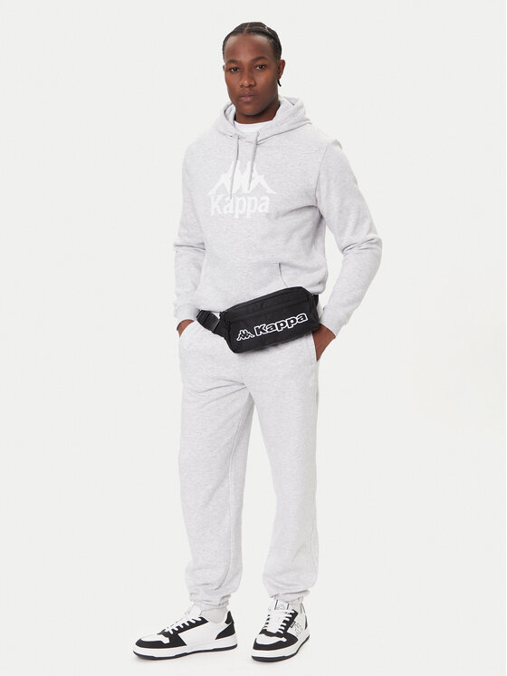 Kappa Kappa Spodnie dresowe Authentic 321N5FW Szary Regular Fit