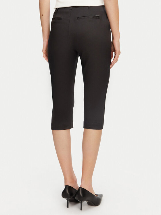 Guess Guess Szövet nadrág W5GB52 WGXM2 Fekete Regular Fit