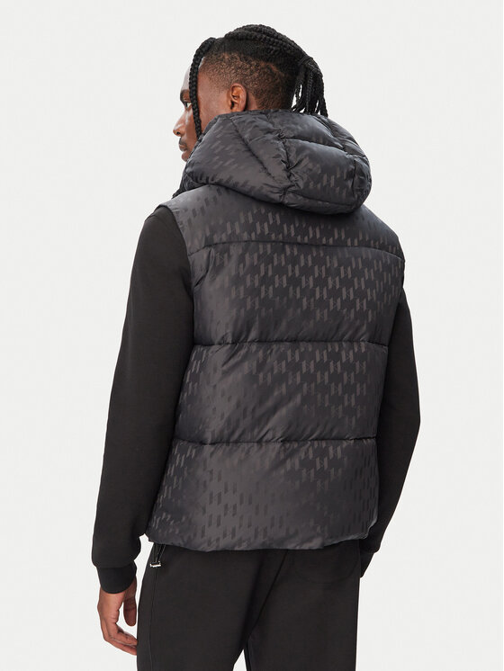 KARL LAGERFELD KARL LAGERFELD Sportovní vesta 505008 564504 Černá Regular Fit
