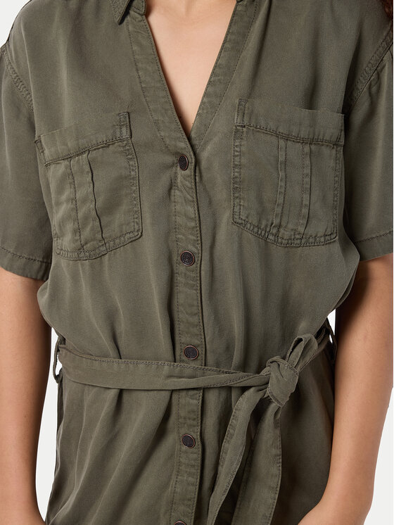 Noisy May Noisy May Srajčna obleka Nera 27033063 Zelena Relaxed Fit