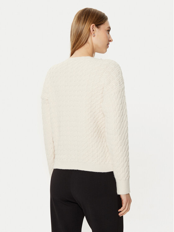 Rinascimento Rinascimento Džemper CFM0011717003 Écru Regular Fit