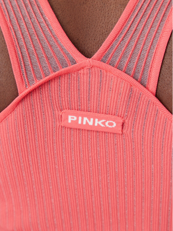 PINKO PINKO Sukienka dzianinowa 104802 A2GJ Koralowy Regular Fit