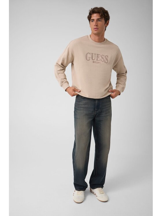 Guess Guess Mikina 184899 Béžová Classic Fit
