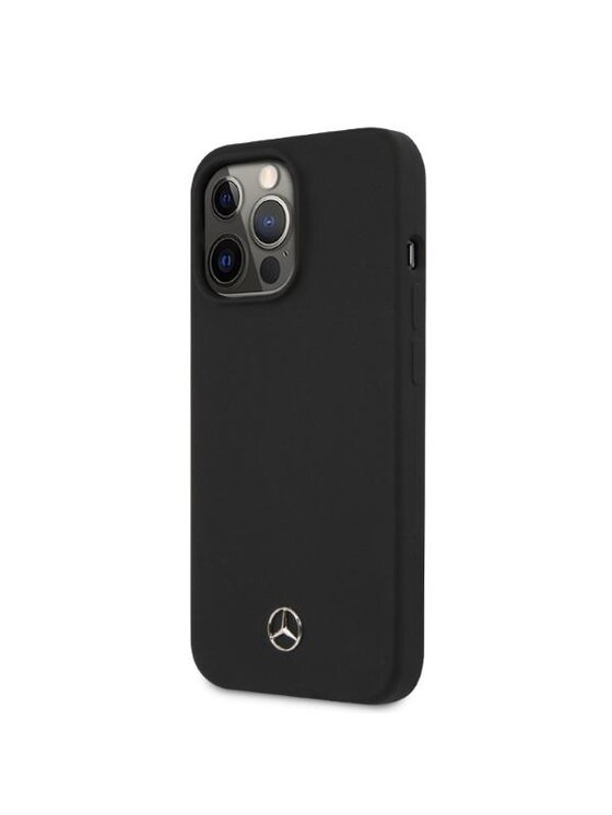 Etui na telefon Mercedes-Benz, Czarne, iPhone 13 Pro