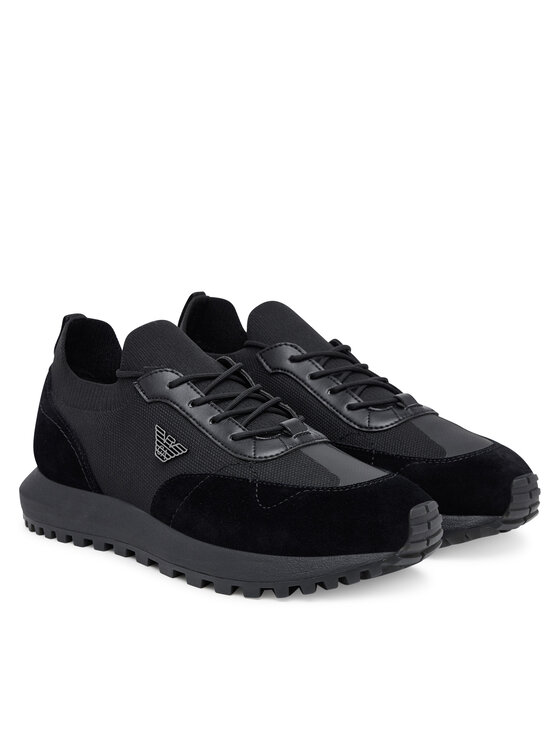 Emporio Armani Emporio Armani Sneakersy EM003739 AF19724 MC005 Čierna