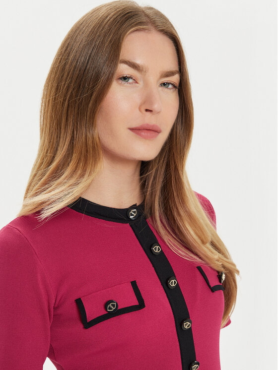 Motivi Motivi Трикотажна сукня 76406000104N Рожевий Regular Fit