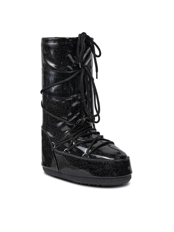 Moon Boot Moon Boot Śniegowce Glitter 14028500001 S Czarny