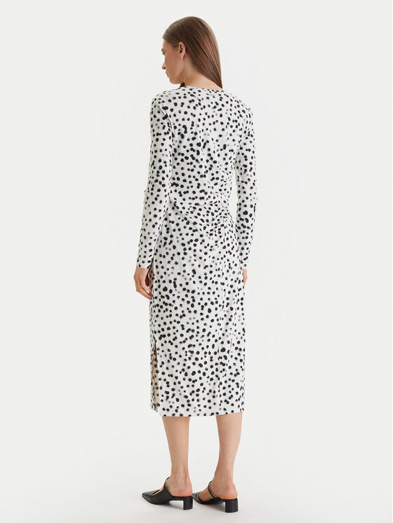 Calvin Klein Calvin Klein Každodenní šaty LV044E212G Écru Slim Fit