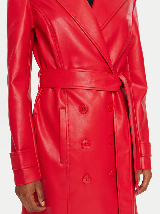 BARDOT BARDOT Tenchcoat Vegan 59736JB Rot Regular Fit