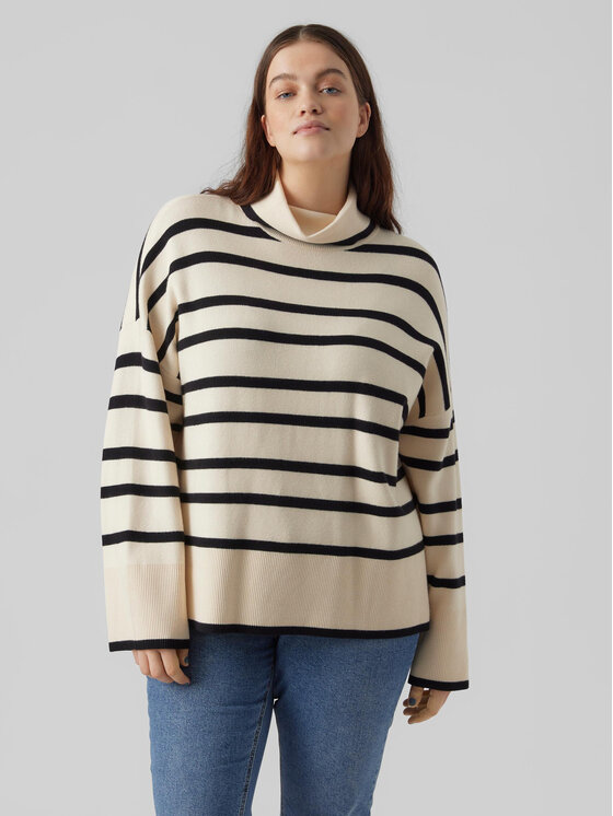 Vero Moda Curve Golf Margaret 10279565 Bež Curvy Fit