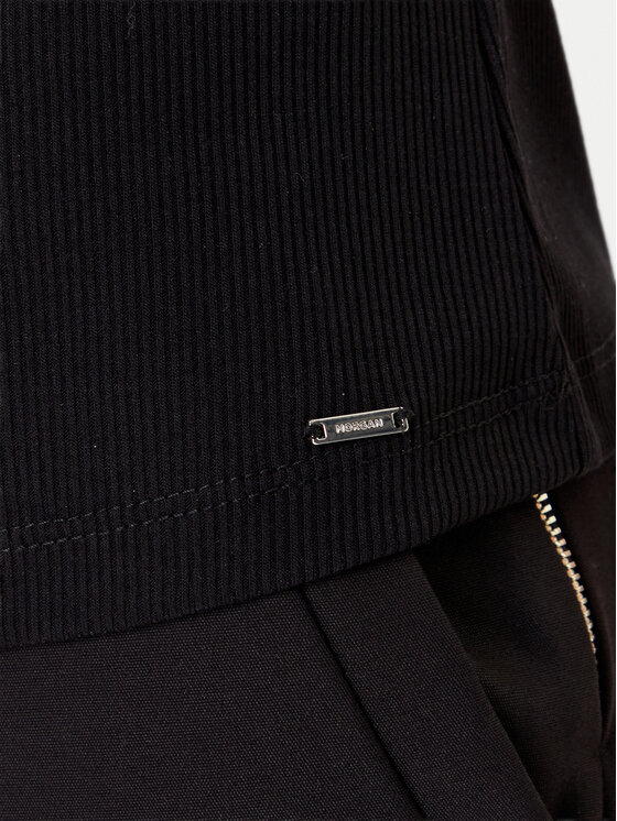 Morgan Morgan Bluzka 251-DELI Czarny Slim Fit