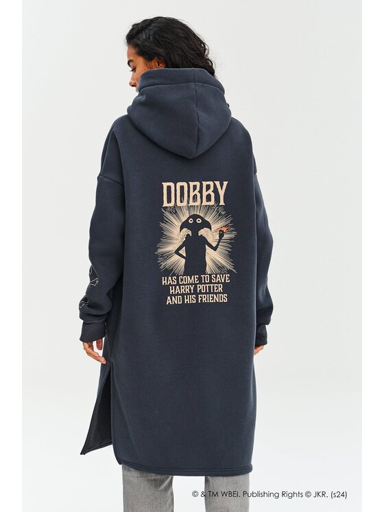 NAOKO NAOKO Mikina Dobby the Brave Čierna Regular Fit