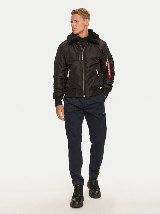 Alpha Industries Alpha Industries Kurtka bomber 143104 Czarny Regular Fit